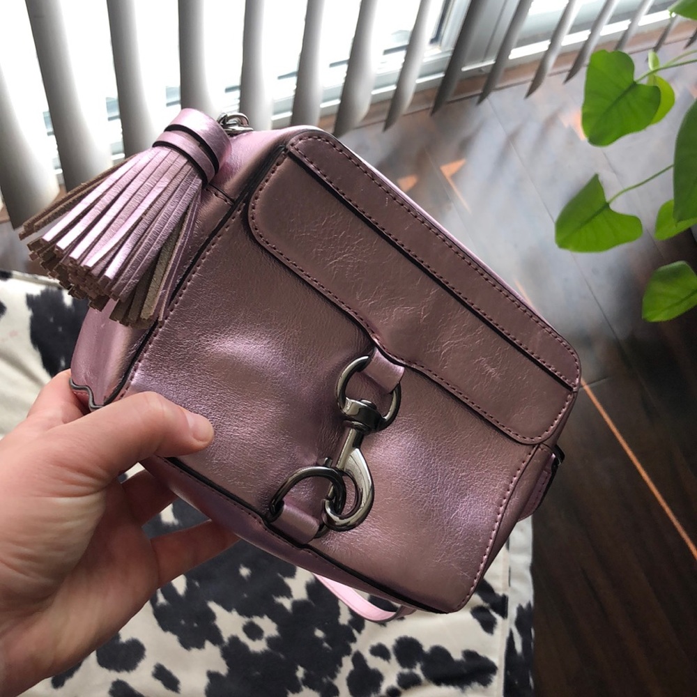 Rebecca Minkoff Crossbody MAB Camera Bag in Metallic Pink - Picture 3 of 8